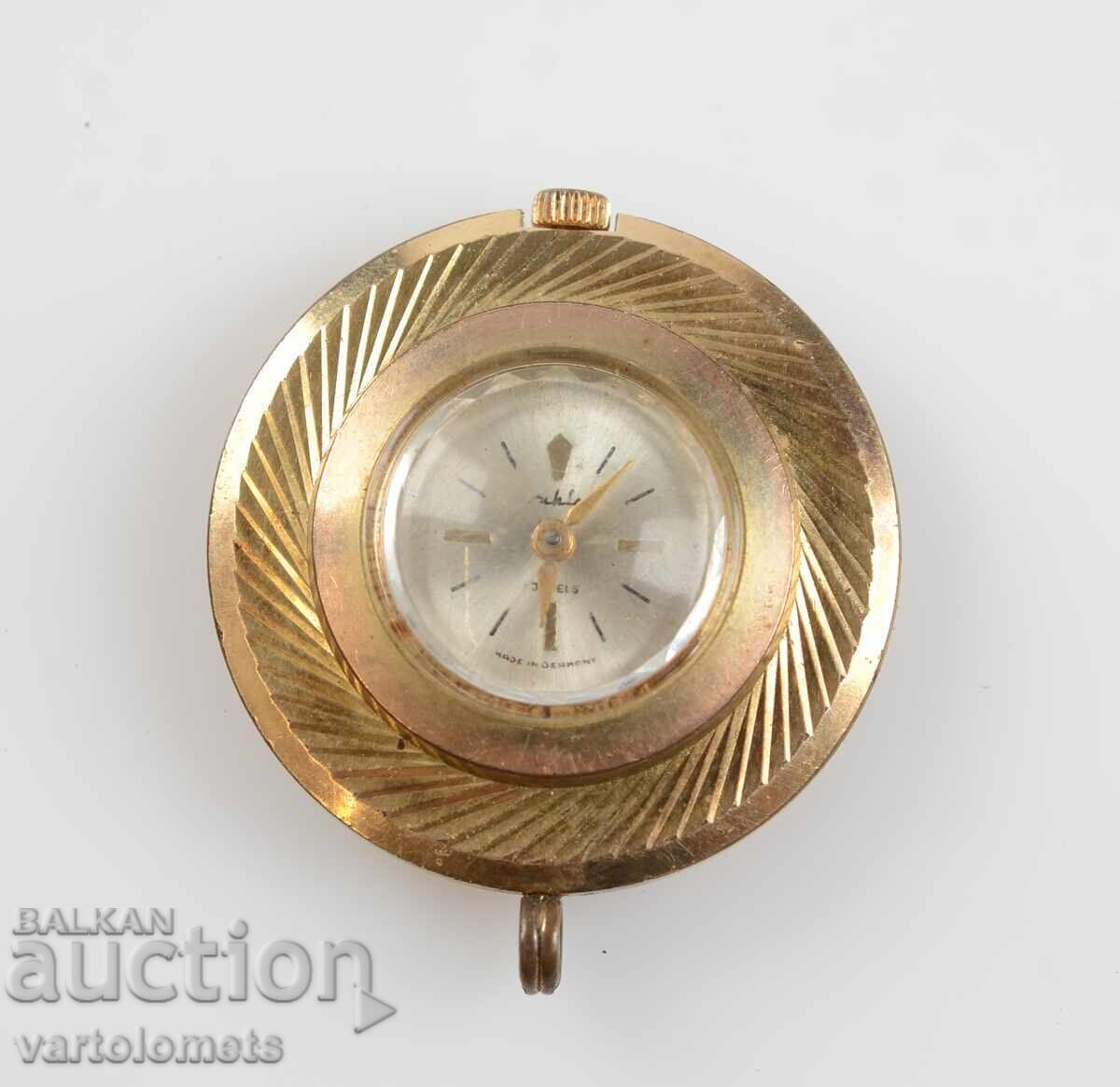 RUHLA Gold-Plated Locket Watch - Working