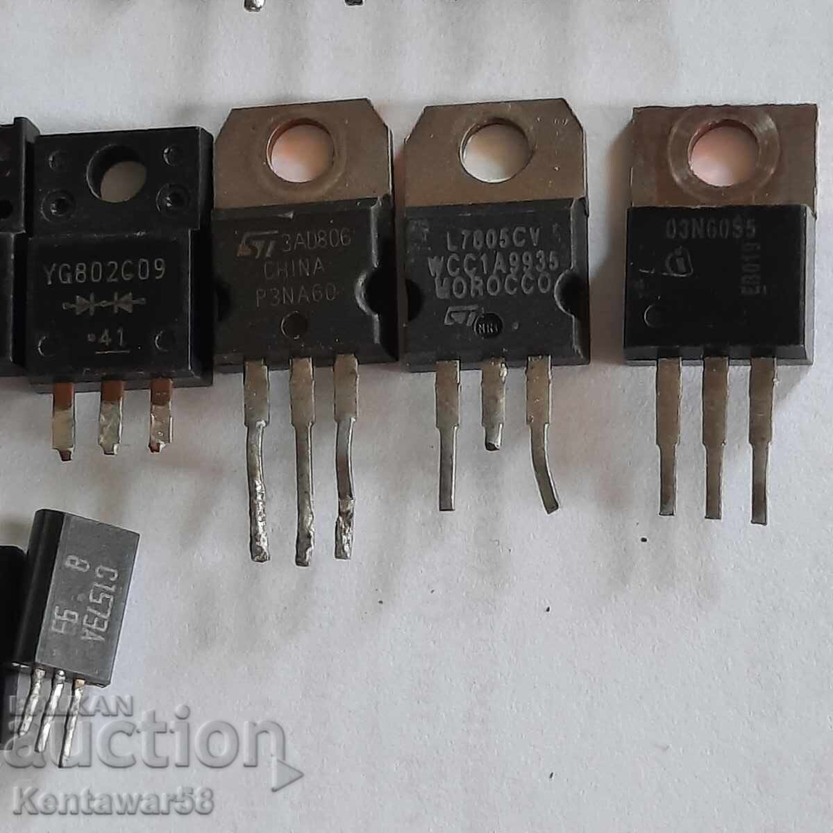 Electronic scrap - transistors - 5 Electronic scrap - transistors - 5