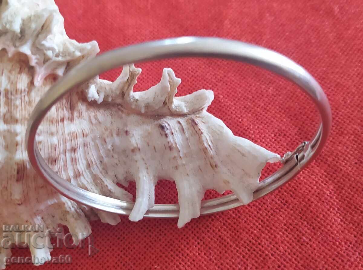 Δημοπρασία Αρχαίο κομψό ασημένιο βραχιόλι