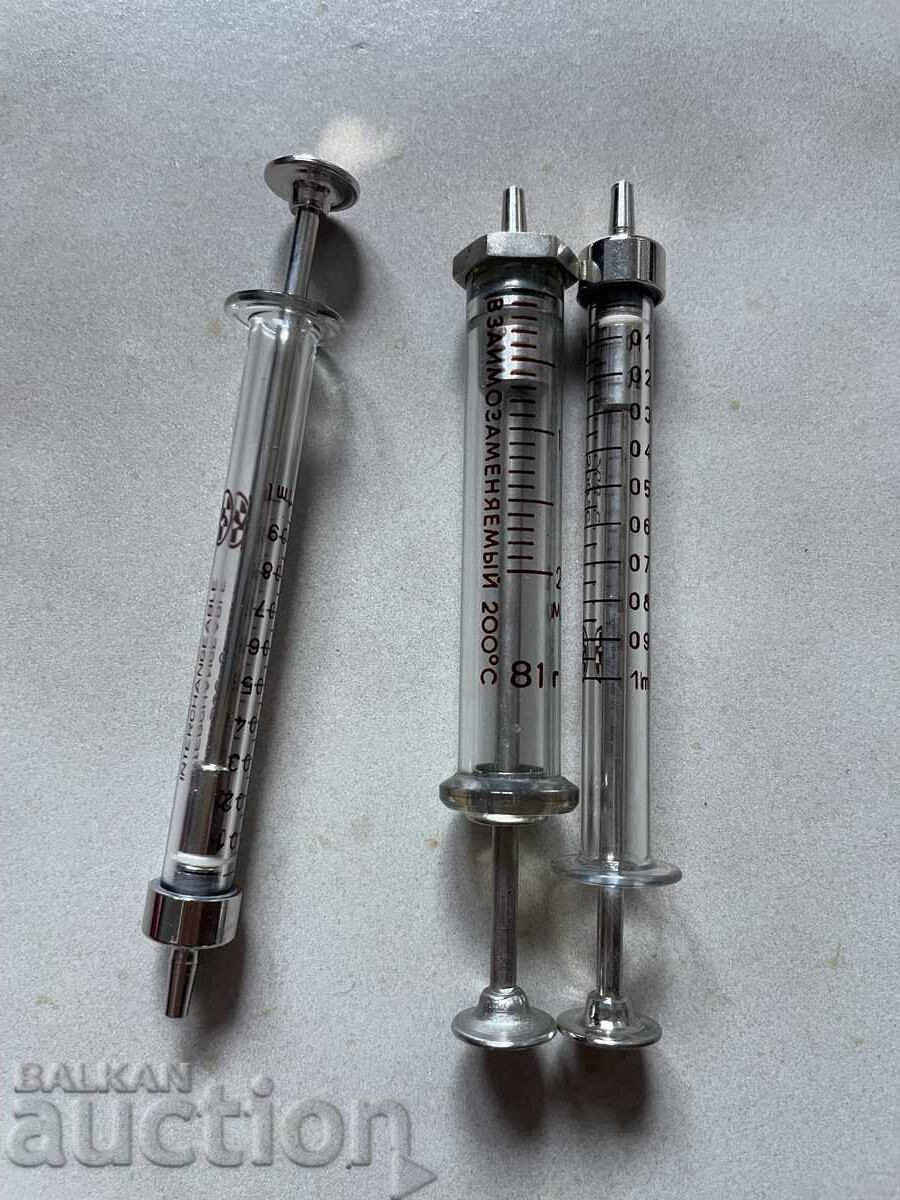 Спринцовки- стъкло,3 бр.