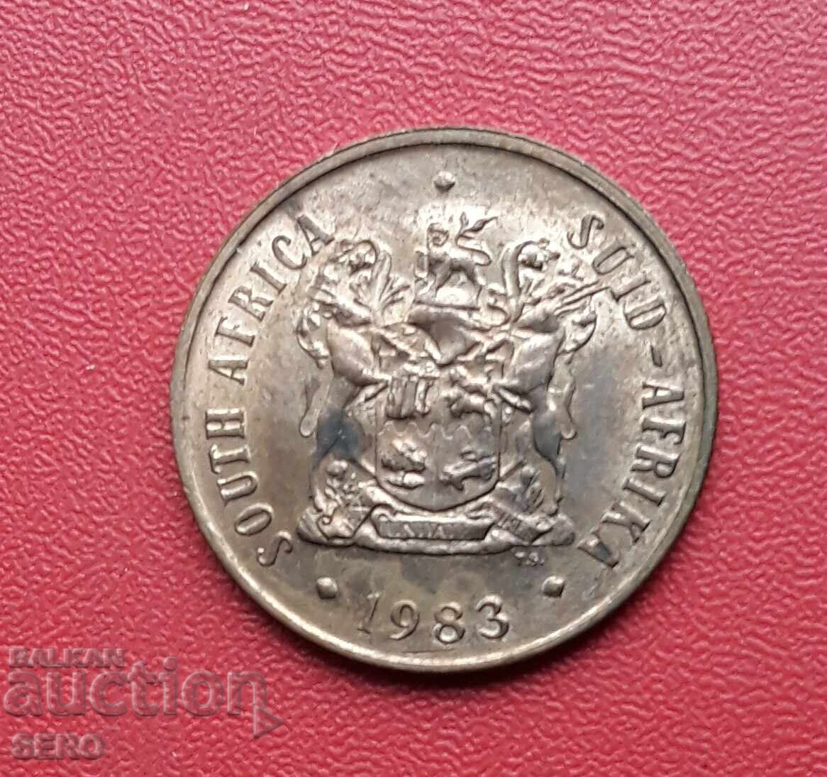 South Africa - 2 Cents 1983 with price 0.50 BGN | € 0.26