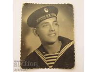 Old photo of a sailor, Naval School, Kingdom of Bulgaria, 1941
