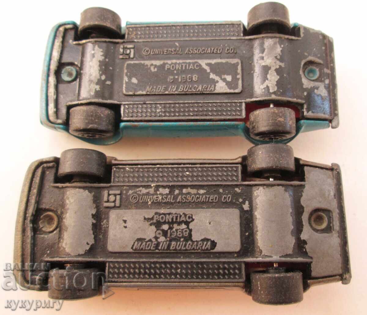 Δύο παλιά μεταλλικά καροτσάκια Pontiac Σοσιαλιστική Βουλγαρία ΛΔΒ με τιμή 25.00 BGN | € 12.78