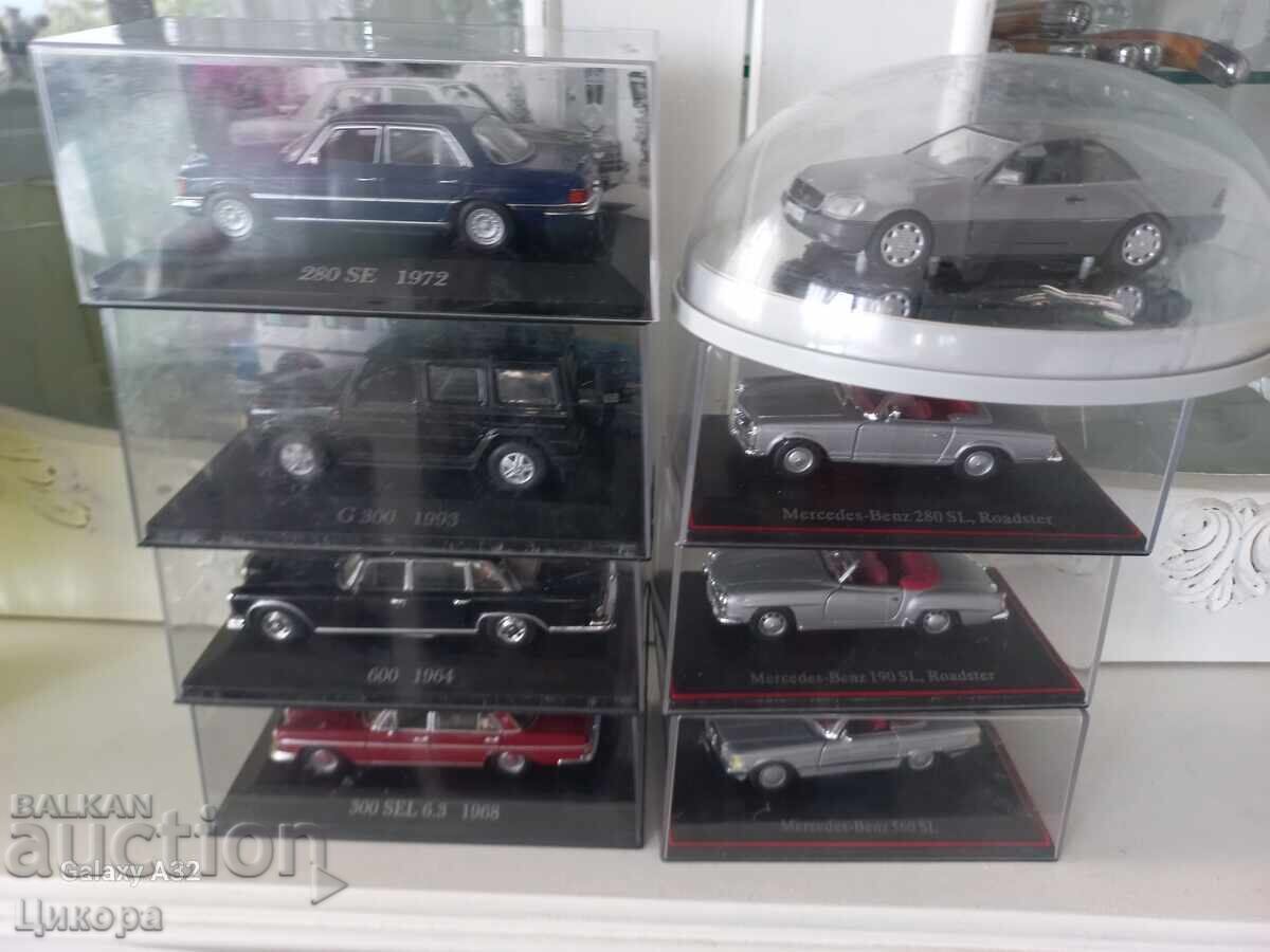 КОЛИЧКА КОЛЕКЦИЯ МЕТАЛНИ КОЛИЧКИ МЕРЦЕДЕС MERCEDES