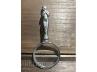 Lupă în stil art deco cu doamnă