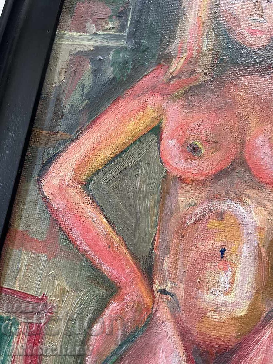 Παλιός πίνακας - Γυμνή γυναίκα με τιμή 170.00 BGN | € 86.92