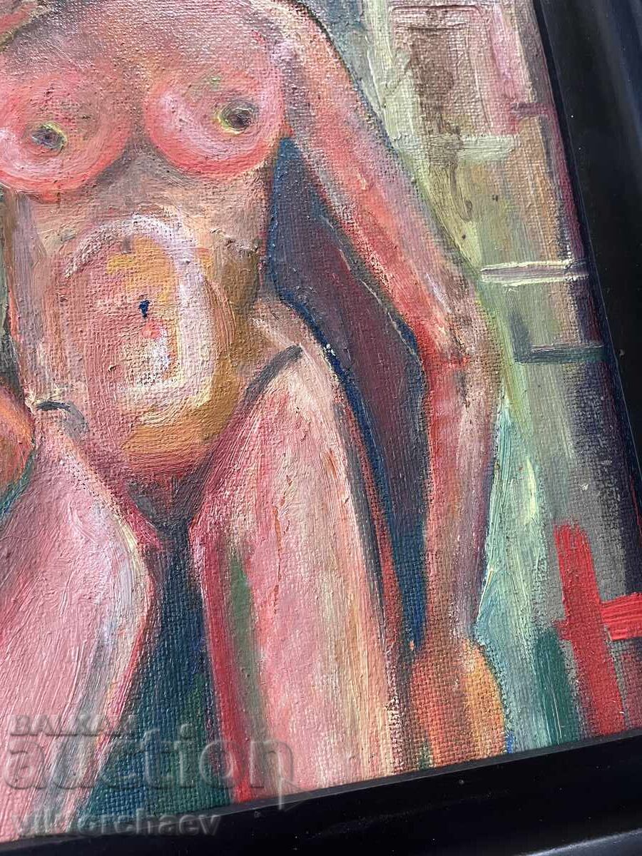 Δημοπρασία Παλιός πίνακας - Γυμνή γυναίκα