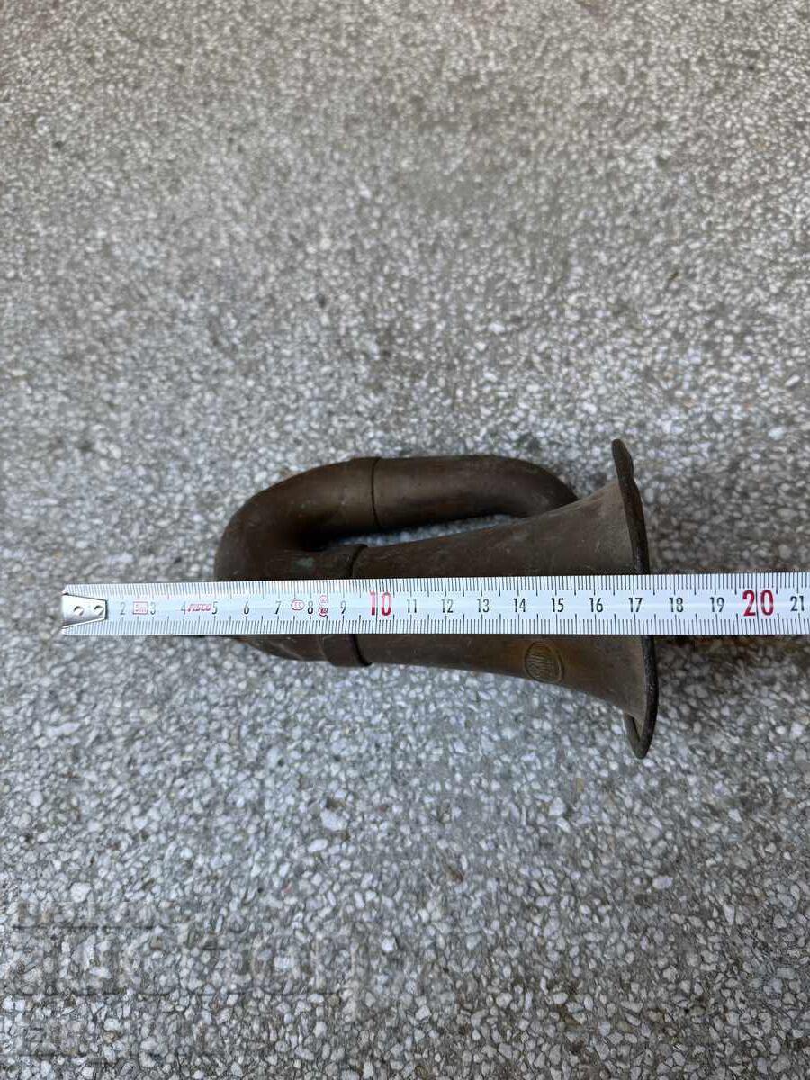 German military bugle battle alarm WWI - 5