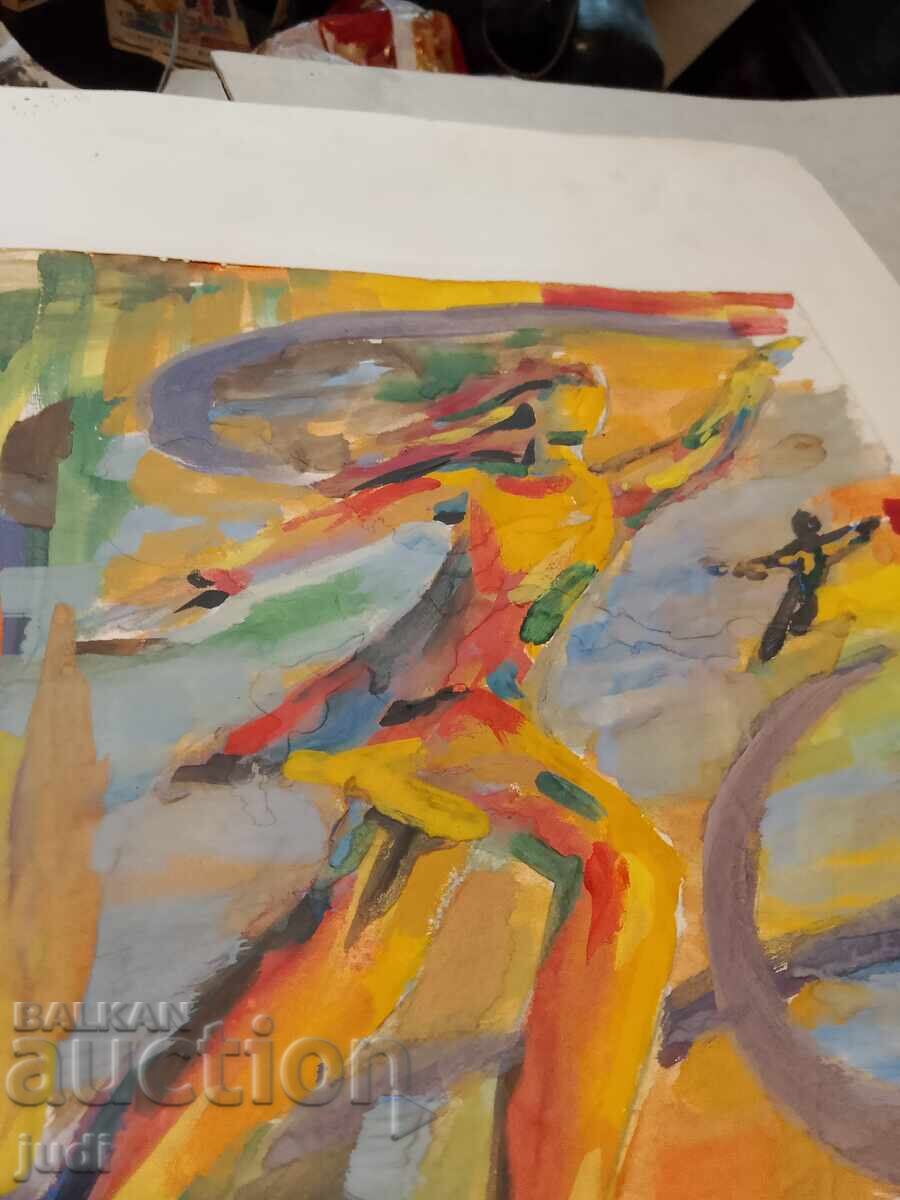 Mixed media painting with price 40.00 BGN | € 20.45