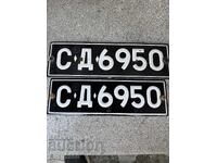 PLĂCUȚE DE ÎNMATRICULARE VECHI