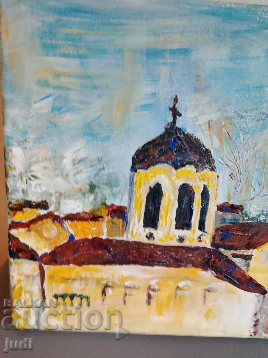 Маслена картина платно с цена 40.00 лв. | € 20.45