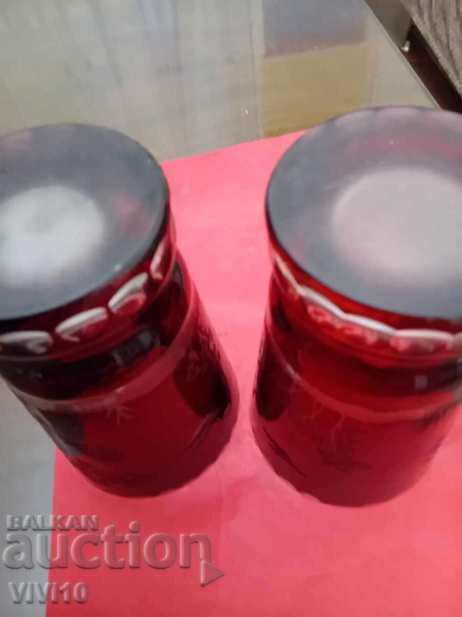 Παράδοση 2 παλιά ποτήρια Βοημίας, ερωτικά Παράδοση 2 παλιά ποτήρια Βοημίας, ερωτικά