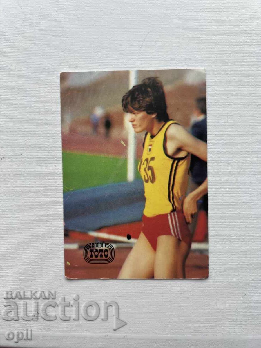 Calendar Stefka Kostadinova 1987