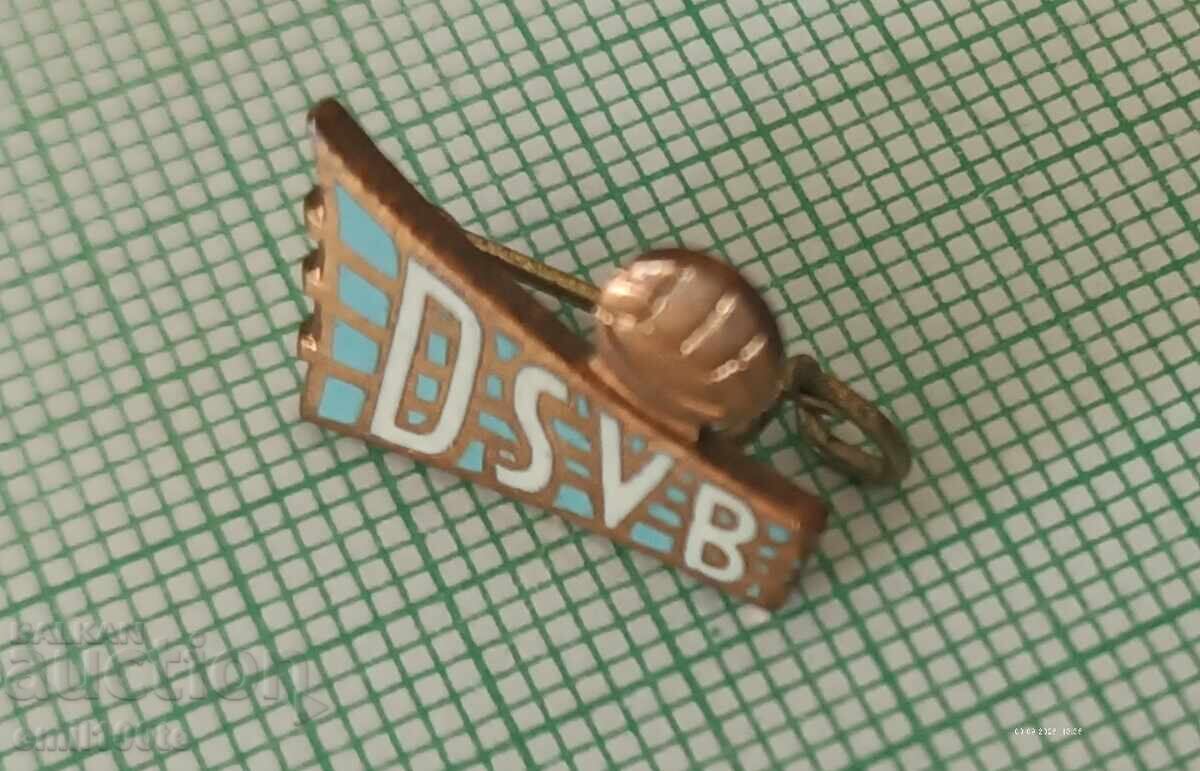 Emblemă - DSVB Federația de volei a RDG cu preț 3.00 BGN | € 1.53