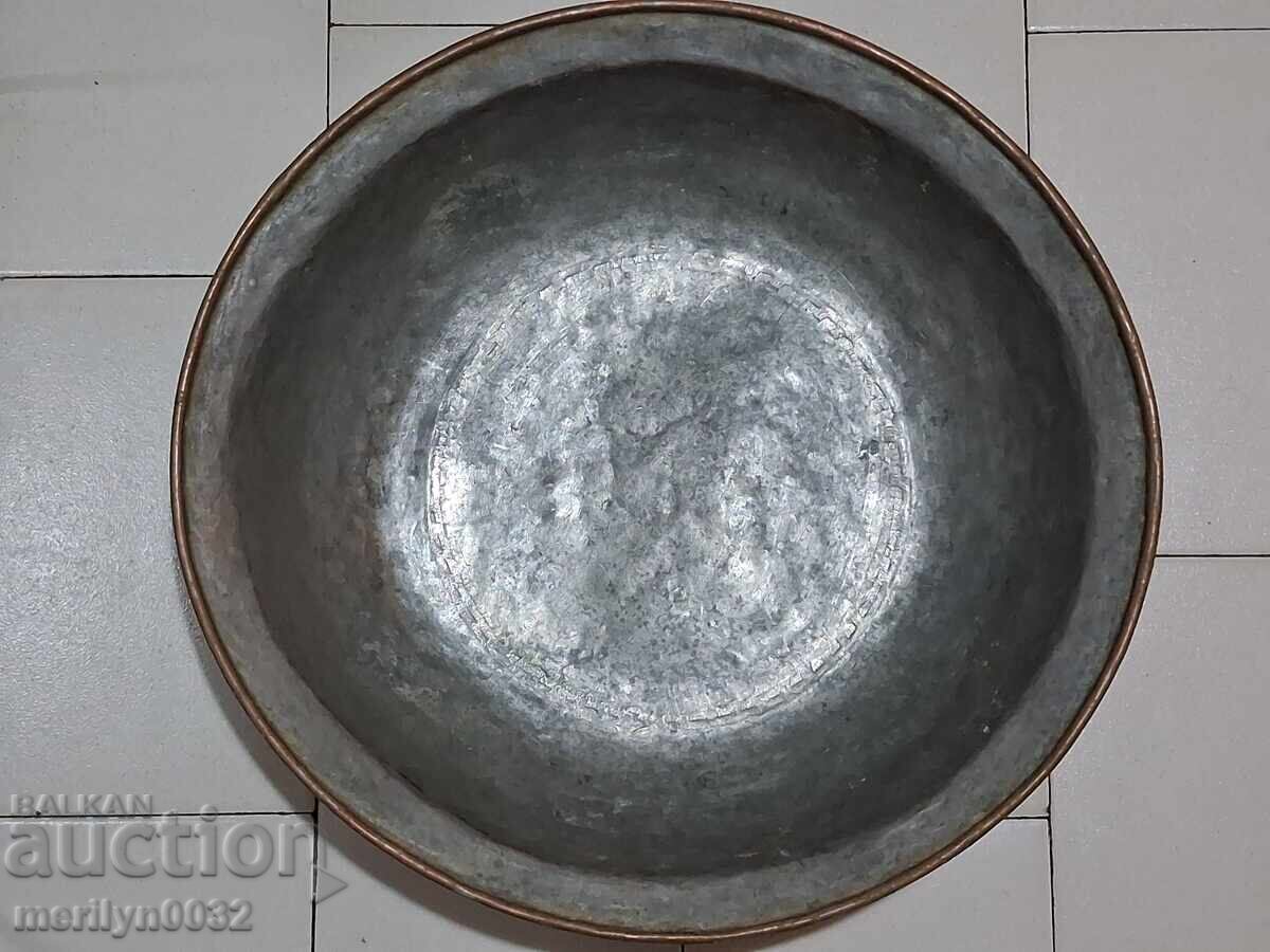 Χάλκινη λεκάνη χάλκινη χάλκινη λεκάνη λέβητα λεκάνης