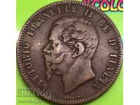 10 Centesimi 1863 Ιταλία 30mm Victor Emmanuel