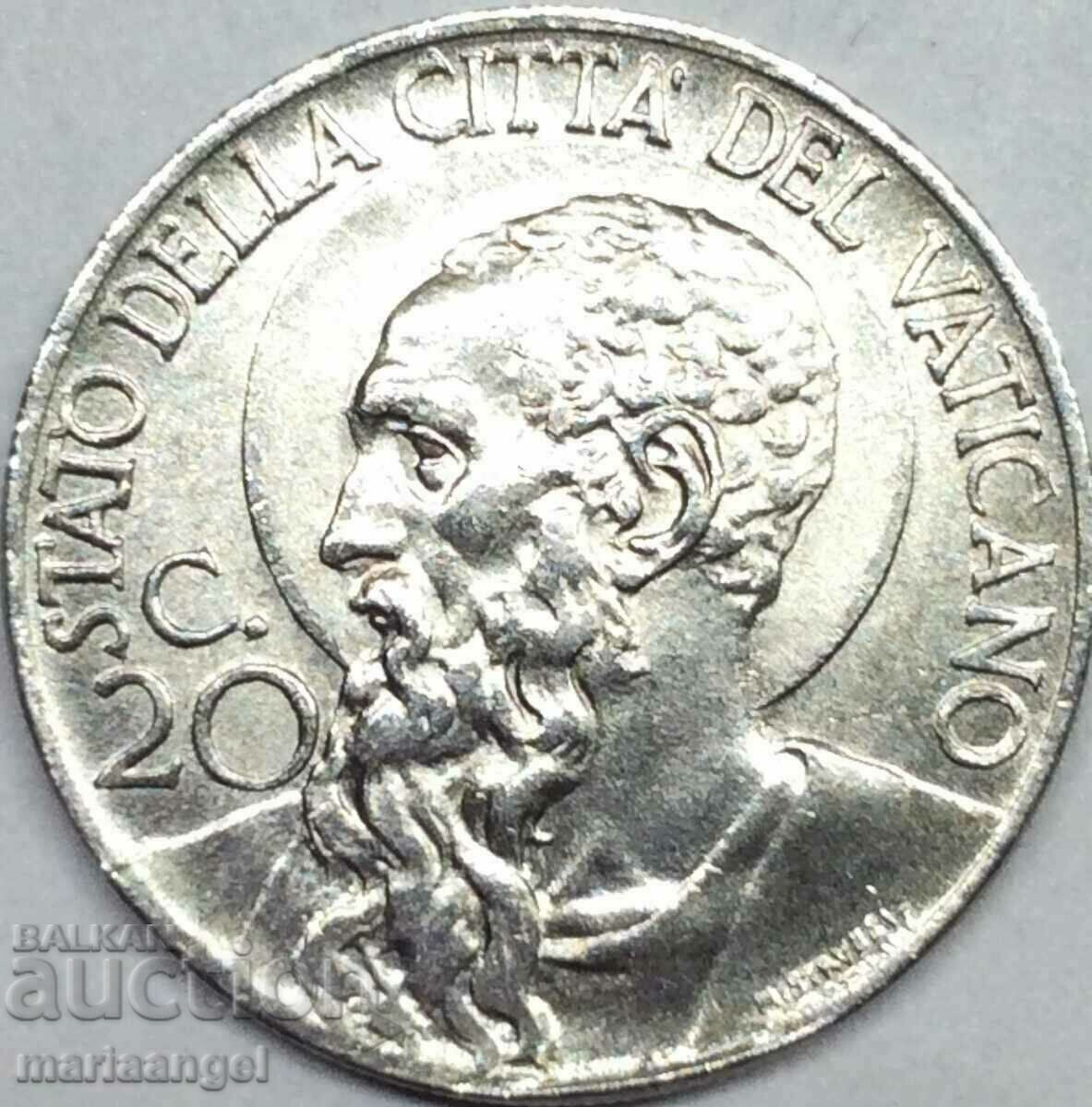 20 Centesimi 1941 Vatican Pius XII