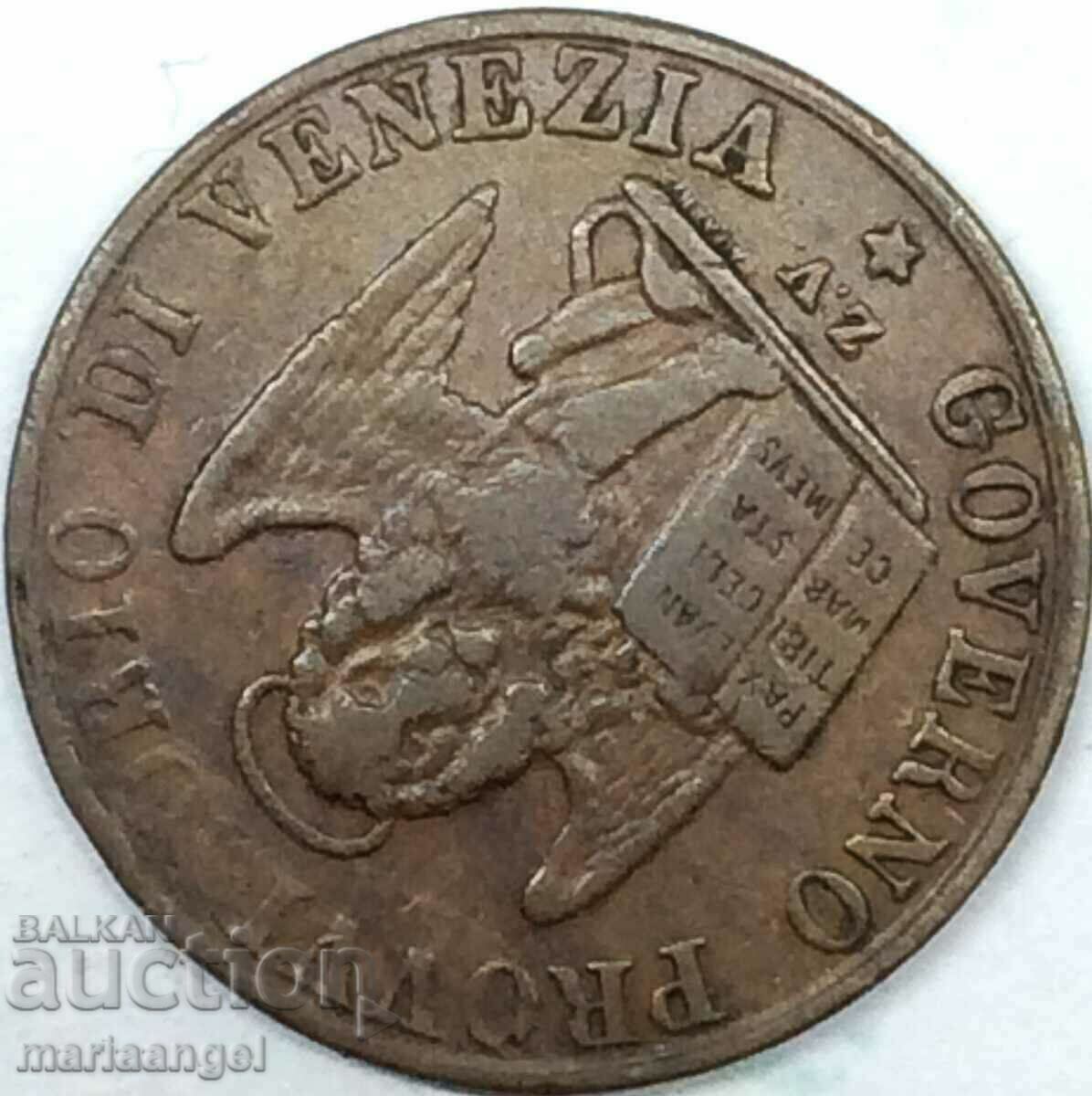 Δημοπρασία 5 centesimi 1849 Ιταλία 24mm χαλκός