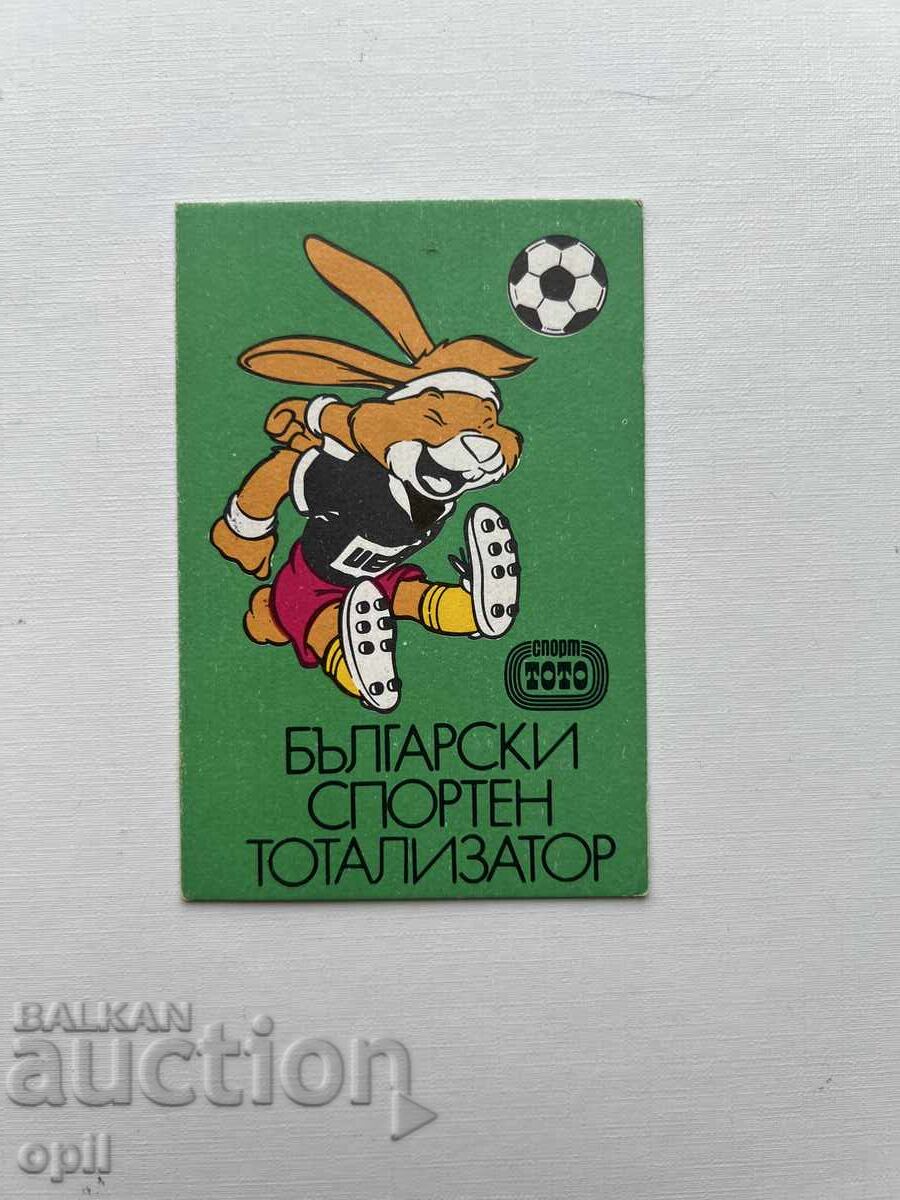 Календарче Спорт Тото 1988 Календарче Спорт Тото 1988