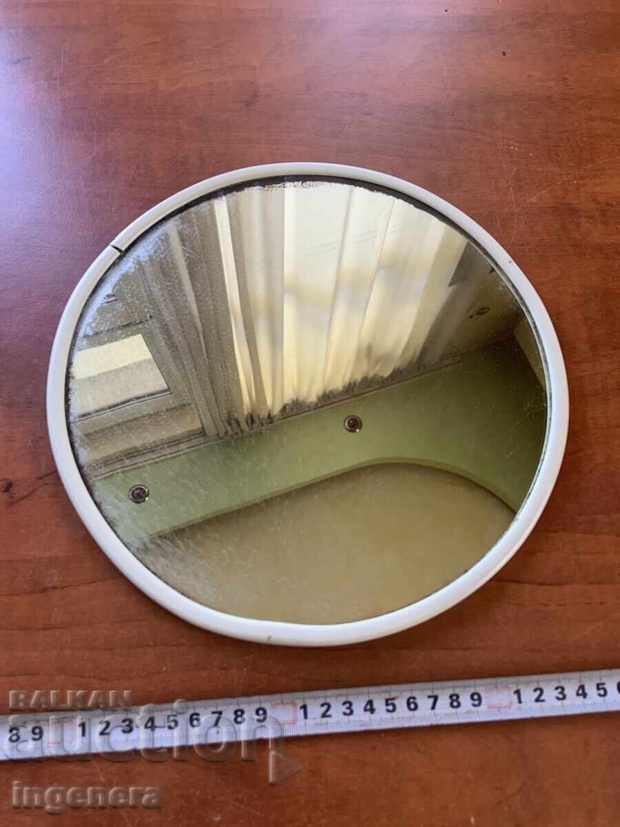 OGLINDĂ VECHE DE EPOCĂ, CU ETICHETĂ