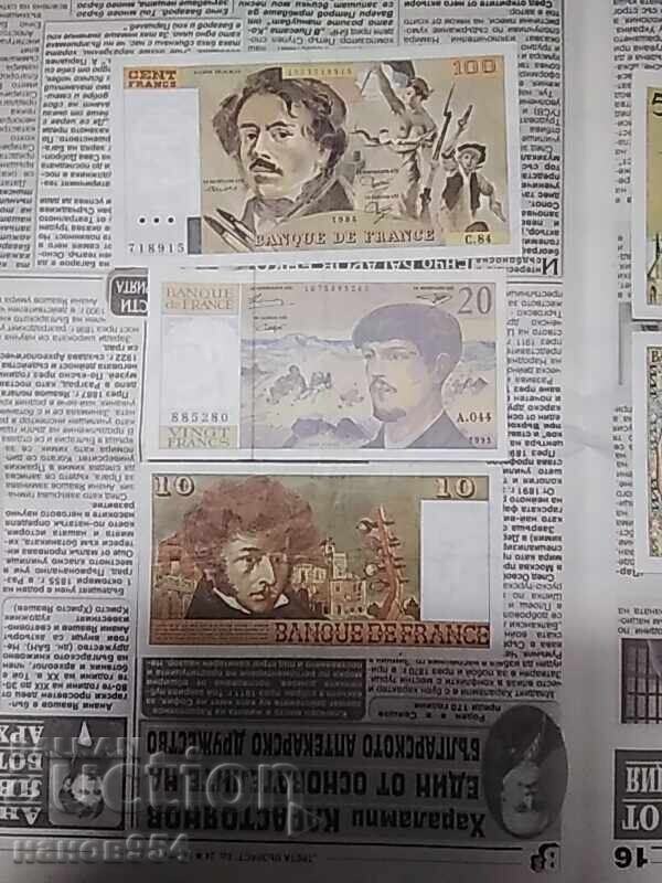 Lot of French banknotes Lot of French banknotes