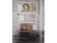 Lot of French banknotes