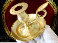 Sfeșnic de bronz cu mâner 320 gr