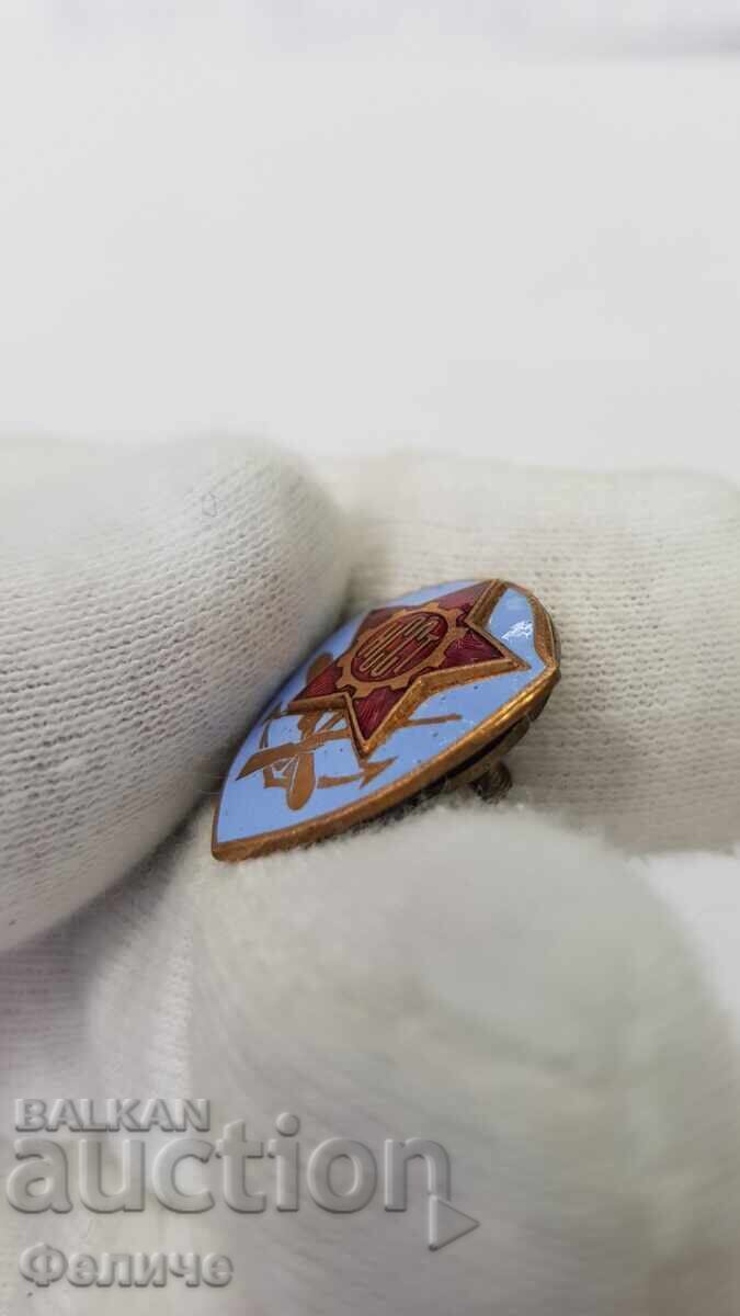 Доставка на Рядък ранен социалистически знак, значка 1948 - 1955 г.