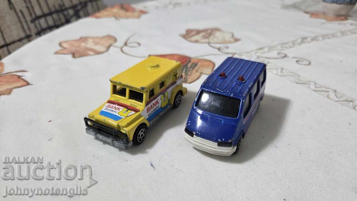 2 τεμάχια Majorette - βανάκι και φορτηγάκι 2 τεμάχια Majorette - βανάκι και φορτηγάκι