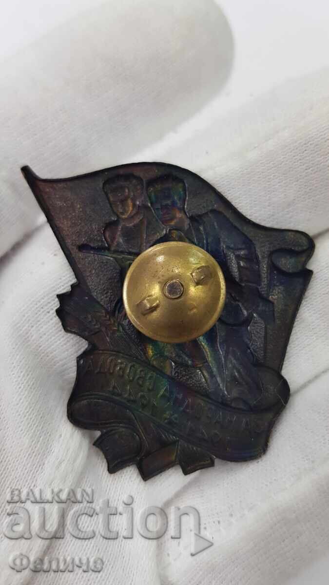 Σπάνιο Πρώιμο Παρτιζάνικο Σήμα "Για Λαϊκή Ελευθερία" 1941-1944 - 5 Σπάνιο Πρώιμο Παρτιζάνικο Σήμα "Για Λαϊκή Ελευθερία" 1941-1944 - 5