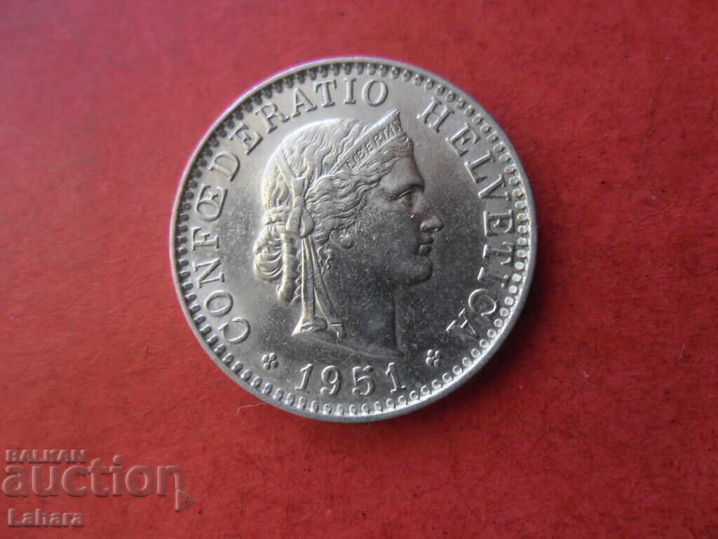 20 рапен 1951 г. Швейцария с цена 2.00 лв. | € 1.02 20 рапен 1951 г. Швейцария с цена 2.00 лв. | € 1.02