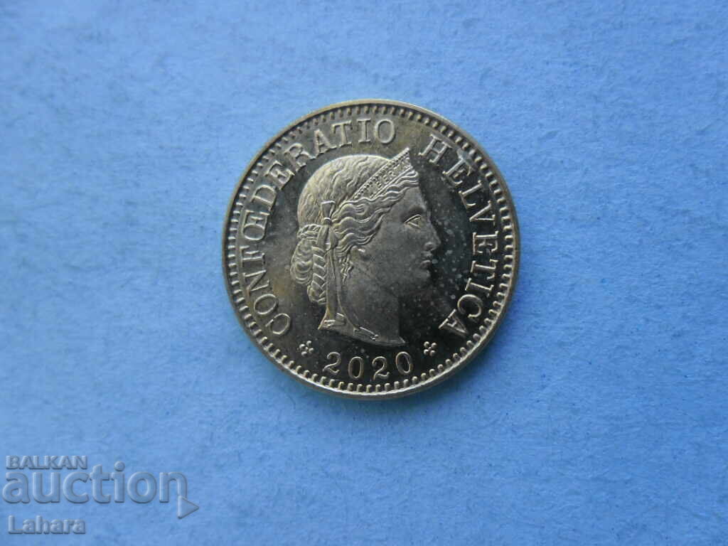 5 рапен 2020 г. Швейцария с цена 2.00 лв. | € 1.02