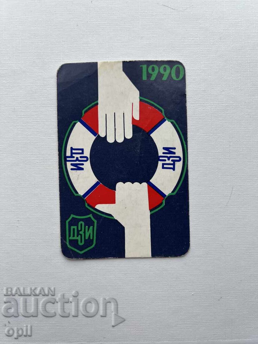 Calendar DZI 1990