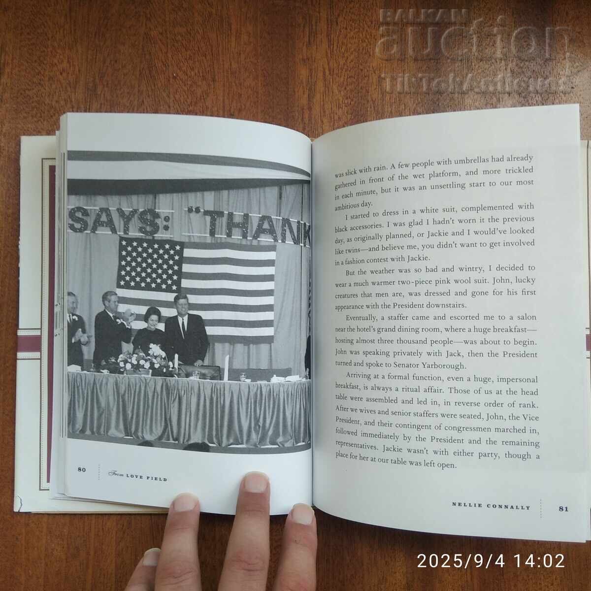 Аукцион Поле на любовта. Нашите последни часове с президента Джон Ф