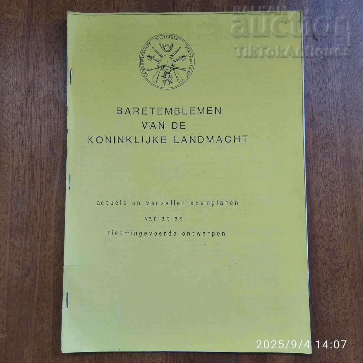 Book on the emblems of the Dutch Army commandos