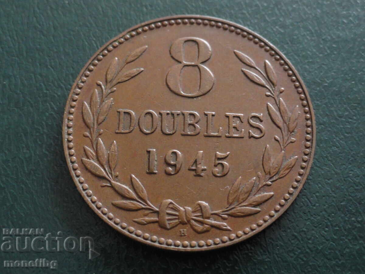 Guernsey 1945 - 8 Doubles (1)