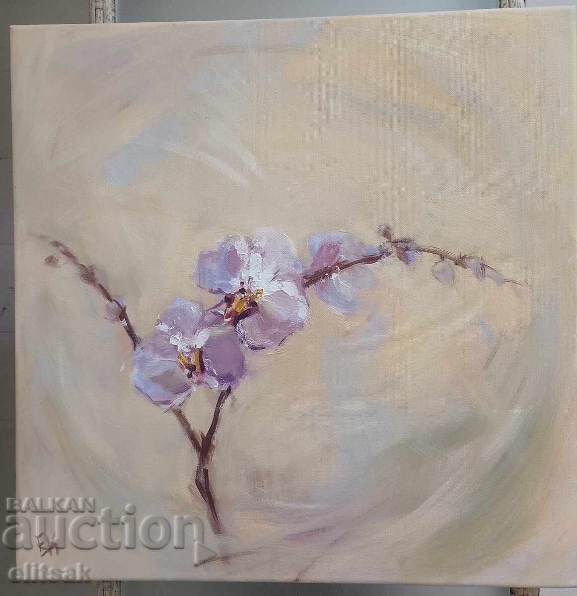 Картина с маслени бои "Орхидеи" Картина с маслени бои "Орхидеи"