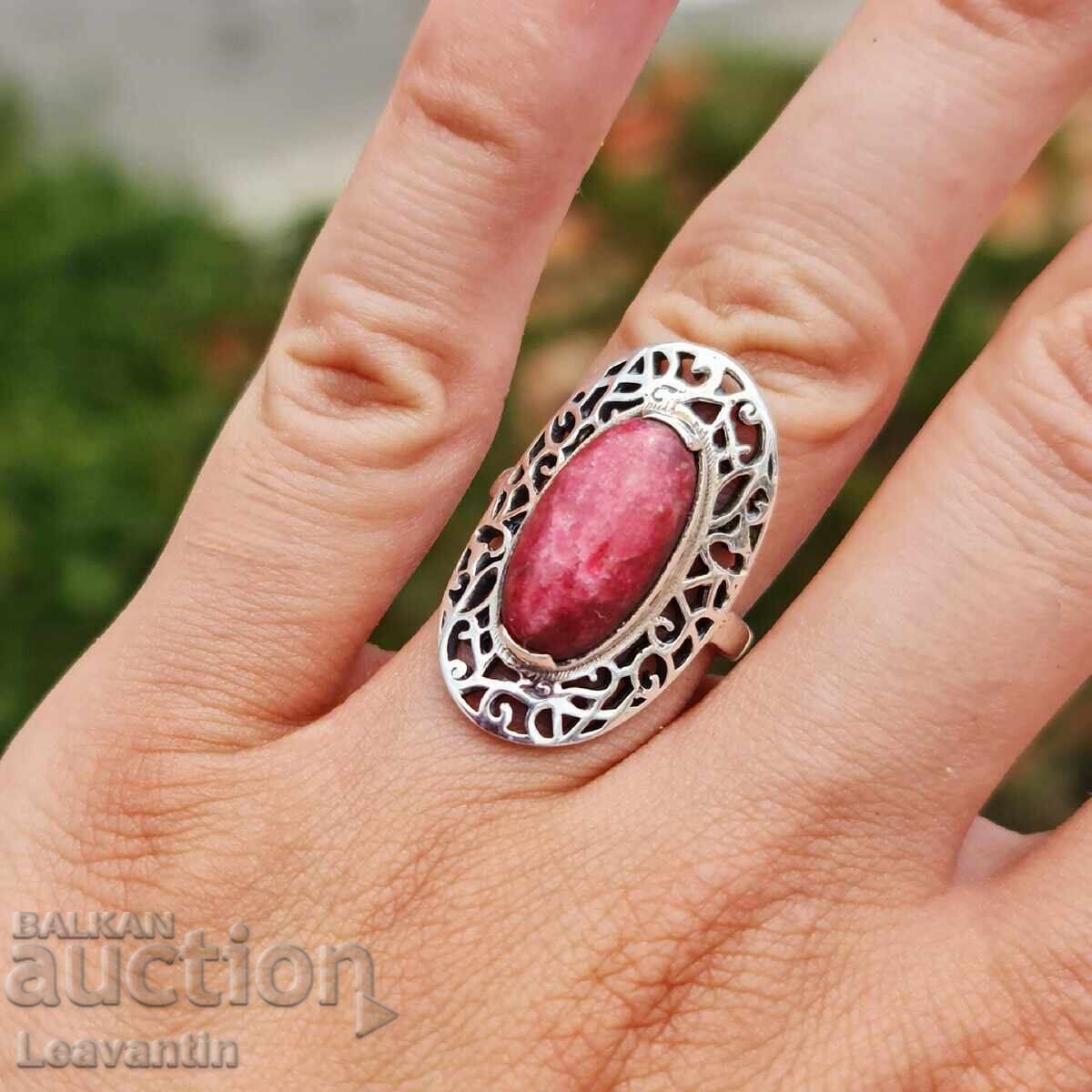 Ασημένιο δαχτυλίδι με Τουλίτη με τιμή 114.00 BGN | € 58.29 Ασημένιο δαχτυλίδι με Τουλίτη με τιμή 114.00 BGN | € 58.29