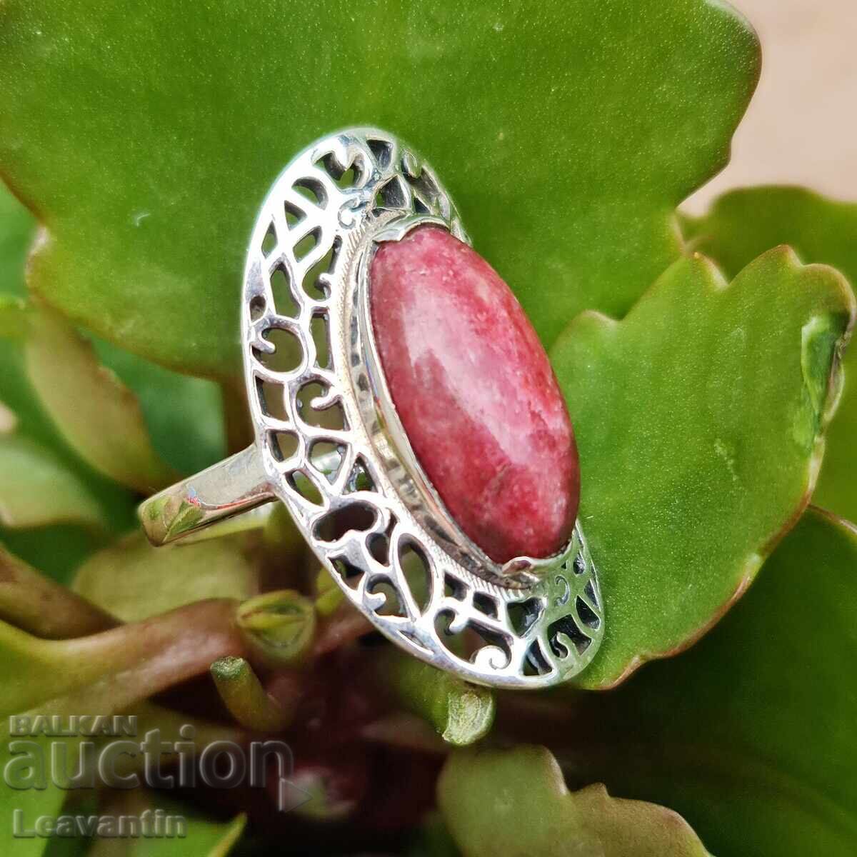 Ασημένιο δαχτυλίδι με Τουλίτη - 5 Ασημένιο δαχτυλίδι με Τουλίτη - 5