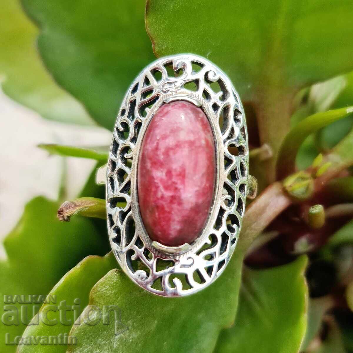 Ασημένιο δαχτυλίδι με Τουλίτη Ασημένιο δαχτυλίδι με Τουλίτη