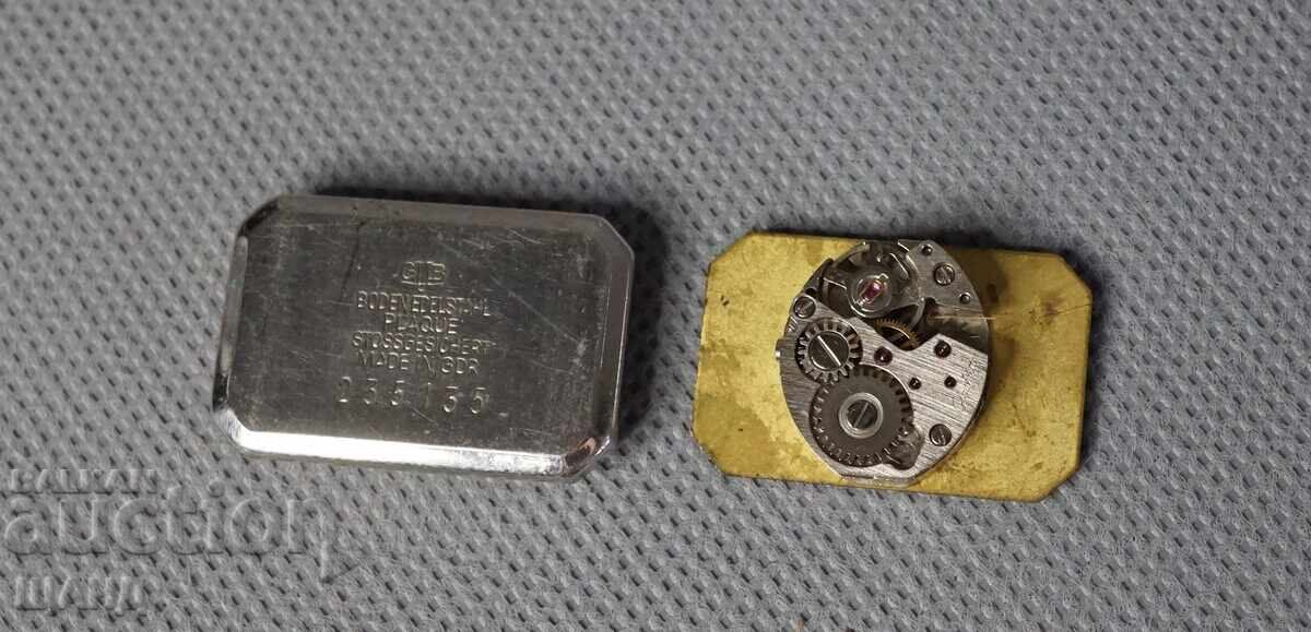 Δημοπρασία Glashute Σταρ μηχανικό χειροποίητο ρολόι μηχανισμός καντράν