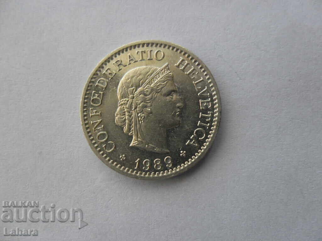 10 ραπέν 1989 Ελβετία με τιμή 0.80 BGN | € 0.41