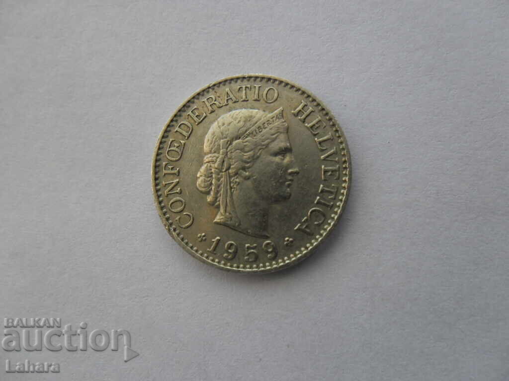 10 ραπέν 1959 Ελβετία με τιμή 1.00 BGN | € 0.51