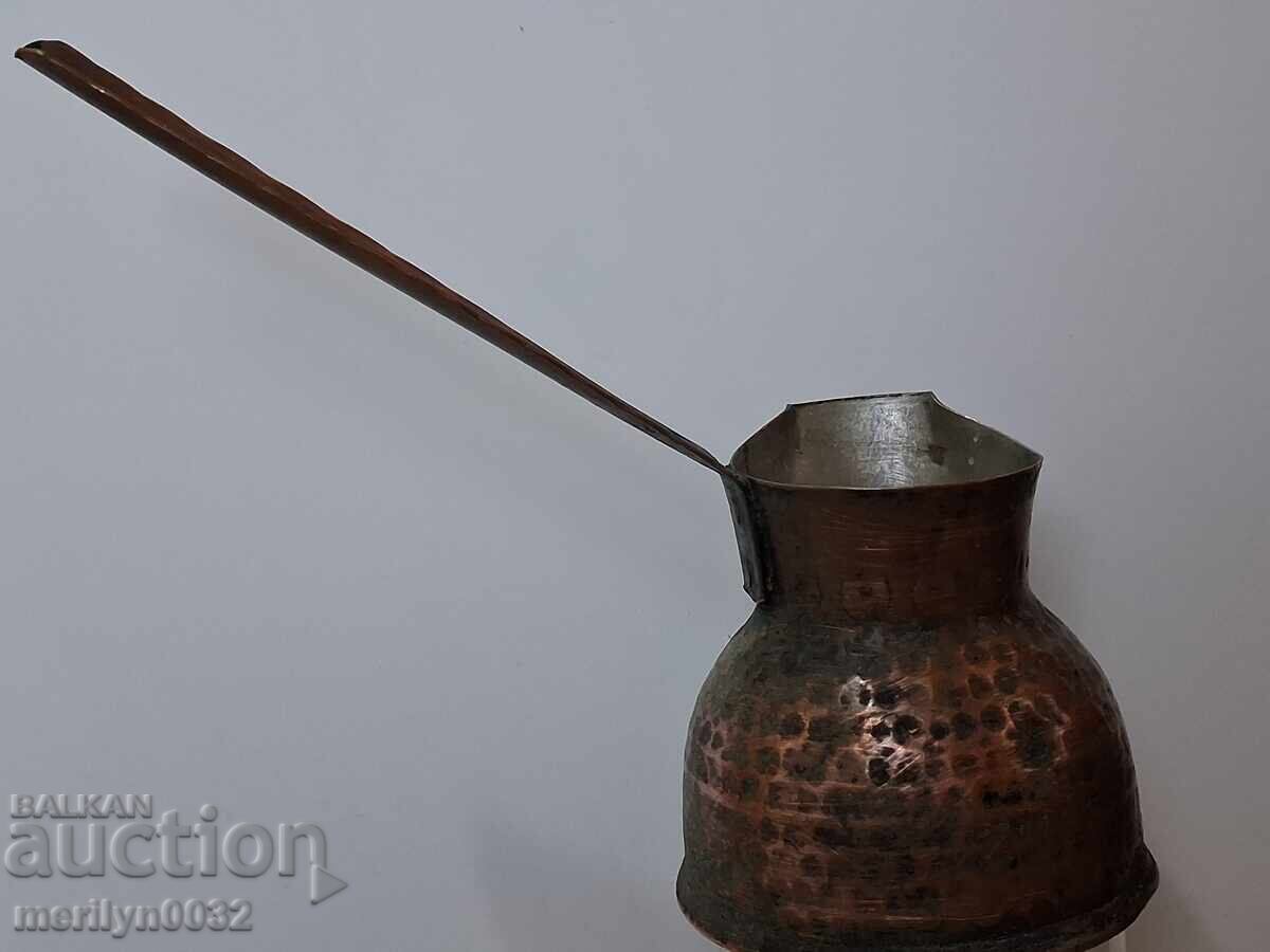 Old tinned copper cezve, coffee pot, copper, copper vessel