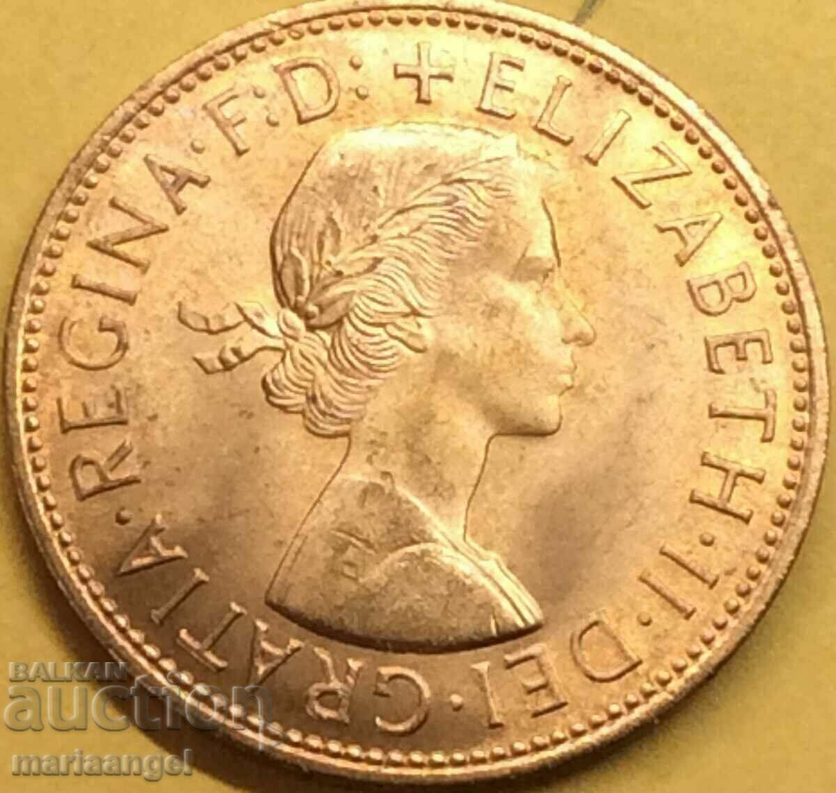 Μεγάλη Βρετανία 1 πένα 1967 30 χλστ. χάλκινο με τιμή 3.00 BGN | € 1.53