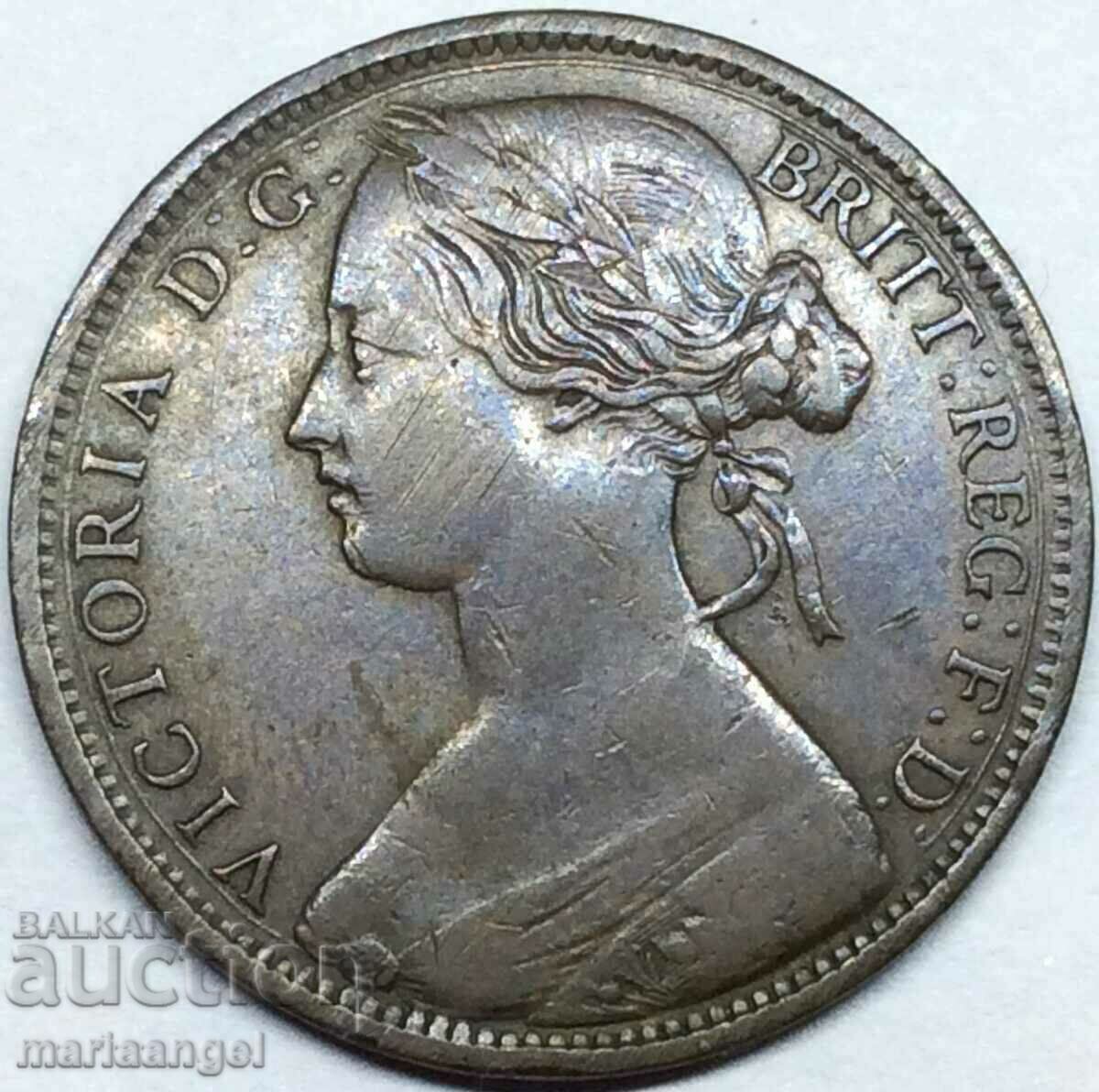 Δημοπρασία Μεγάλη Βρετανία 1 πένα 1862 30mm - σπάνιο σε ποιότητα