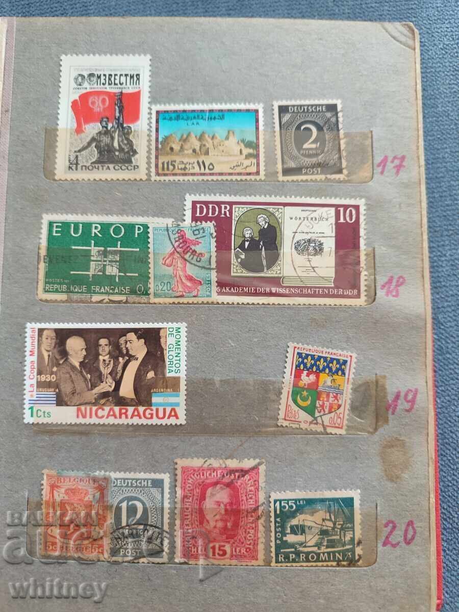 Lot de timbre poștale 2 - 5 Lot de timbre poștale 2 - 5