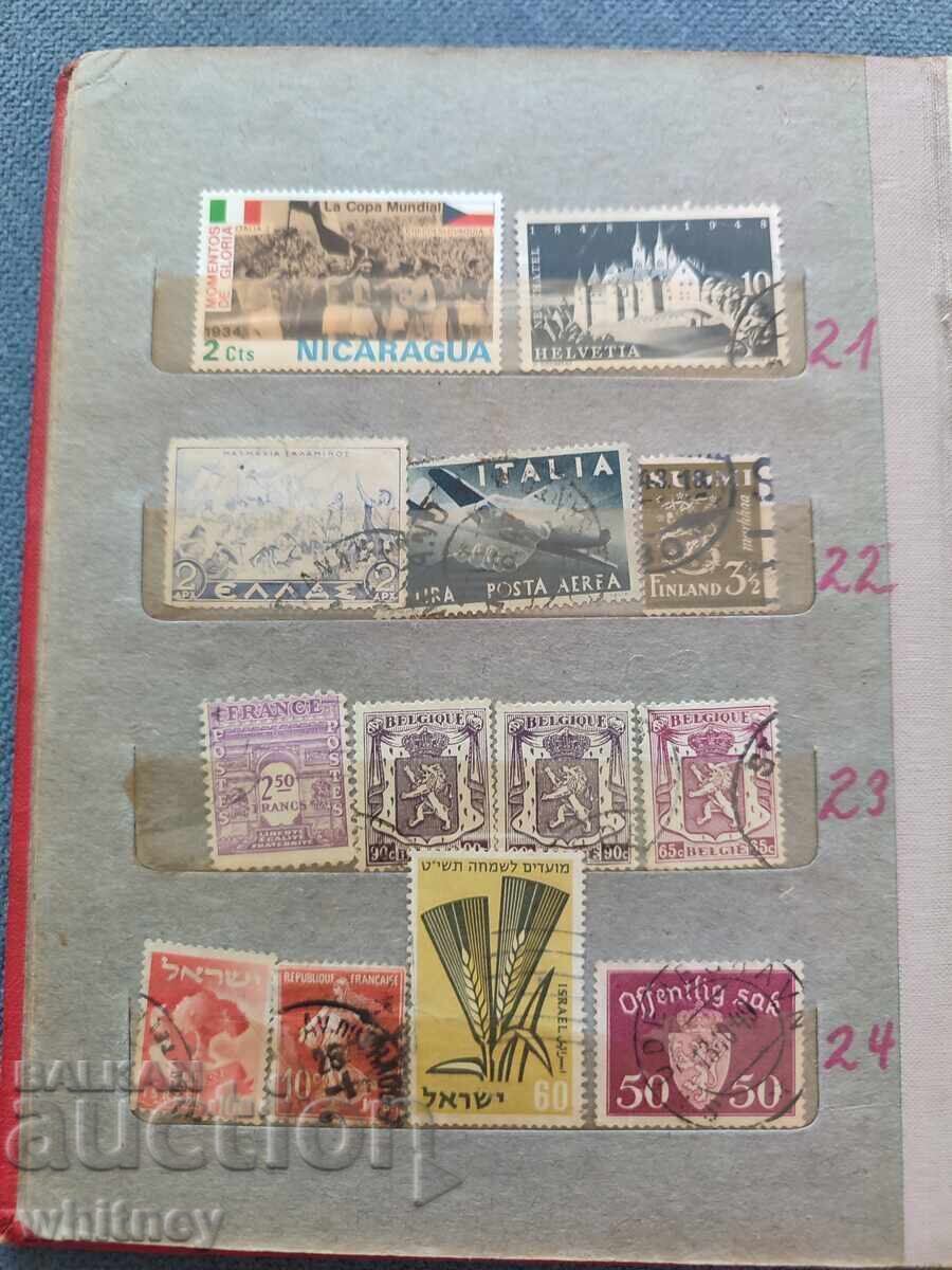 Lot de timbre poștale 2 - 6 Lot de timbre poștale 2 - 6