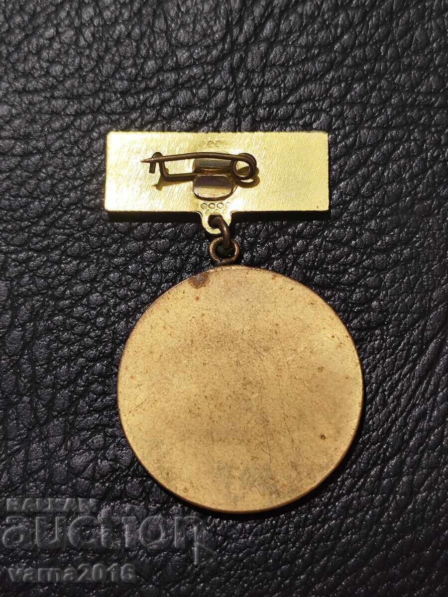 Рядка  Значка  ФК на ДКМС Флотска Комсомолска Организация с цена 60.00 лв. | € 30.68