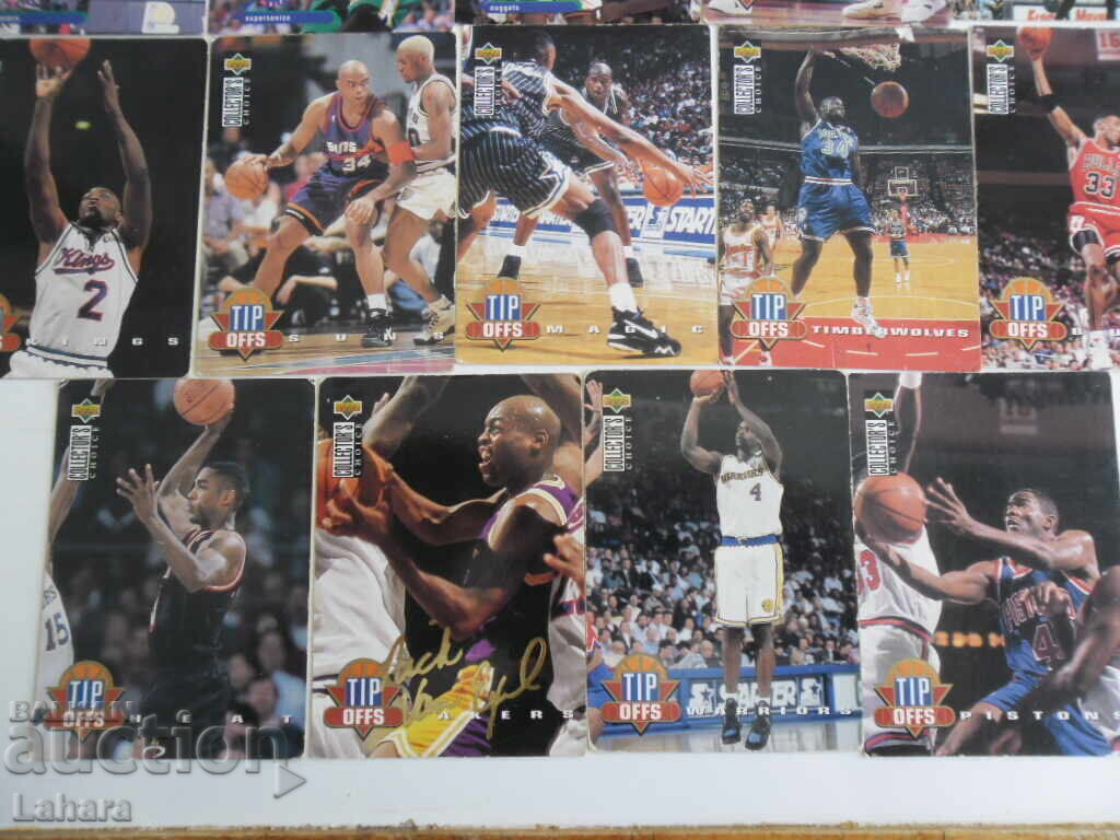 Delivery of Collectible NBA Basketball Player Cards